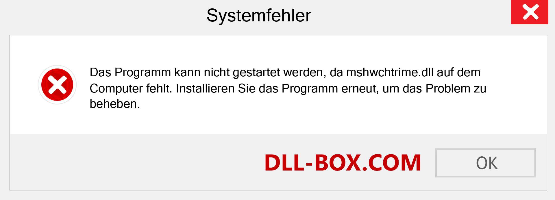 mshwchtrime.dll-Datei fehlt?. Download für Windows 7, 8, 10 - Fix mshwchtrime dll Missing Error unter Windows, Fotos, Bildern